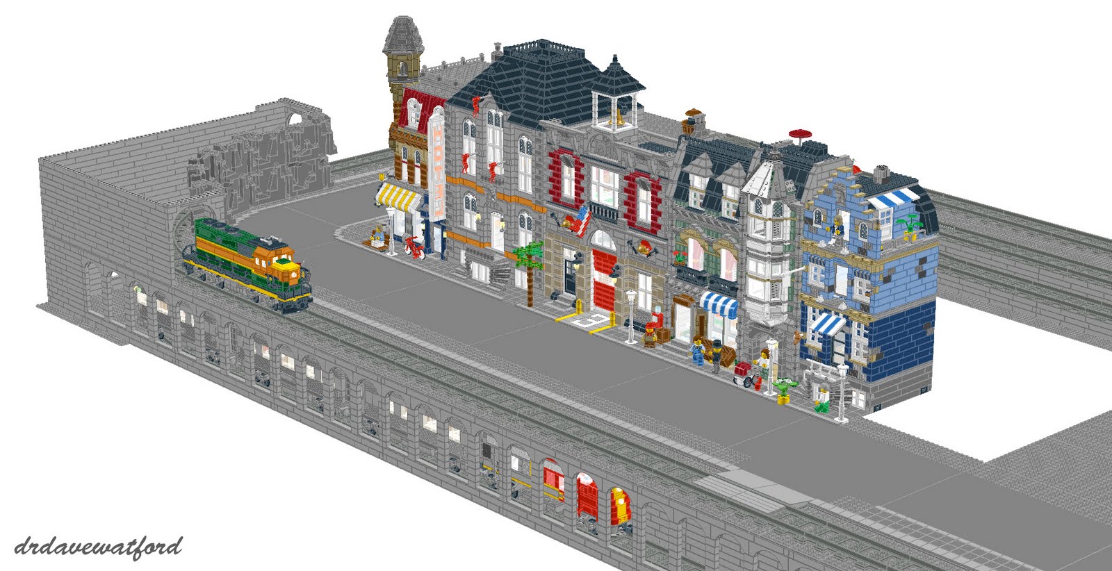 Lego 2024 town layout